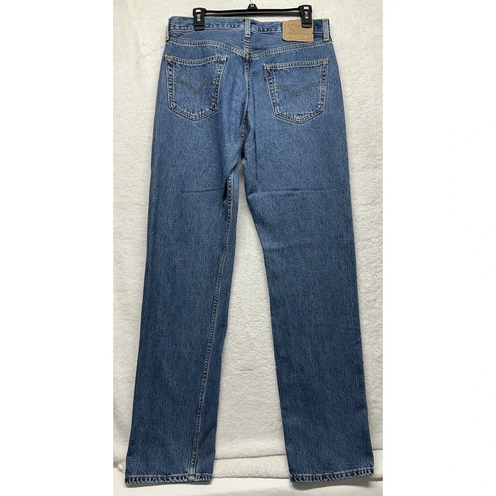 Levis Mens Size 35X34 Blue 501 XX Button Fly Y2k Vintage Denim Jeans (T3)